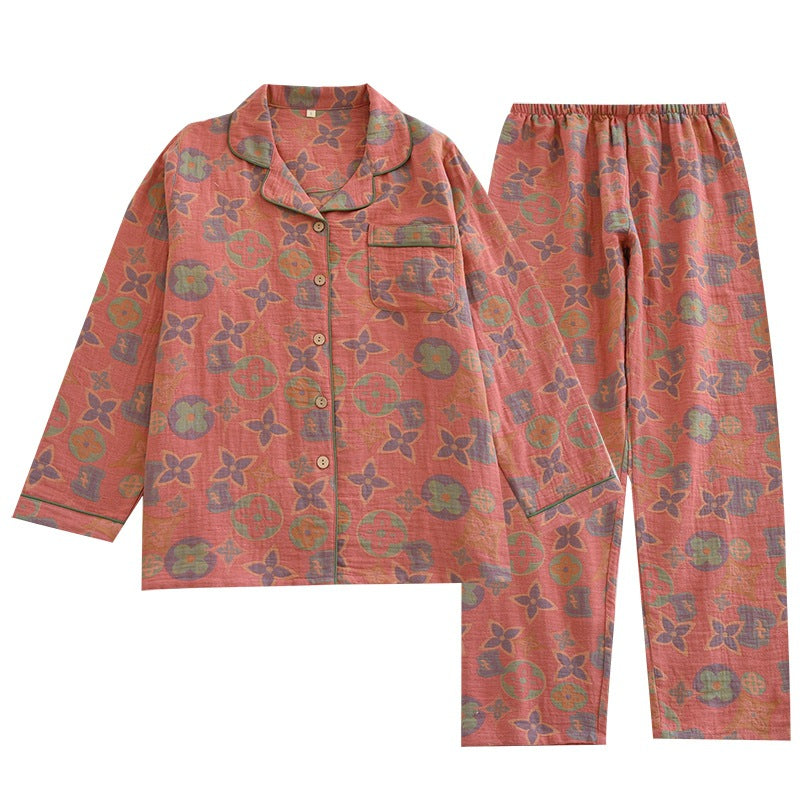Retro New Pure Cotton Pajamas For Women