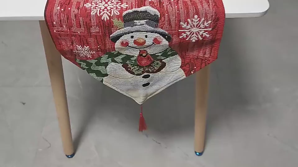 Christmas Tablecloth Decorations For Home Table Xm